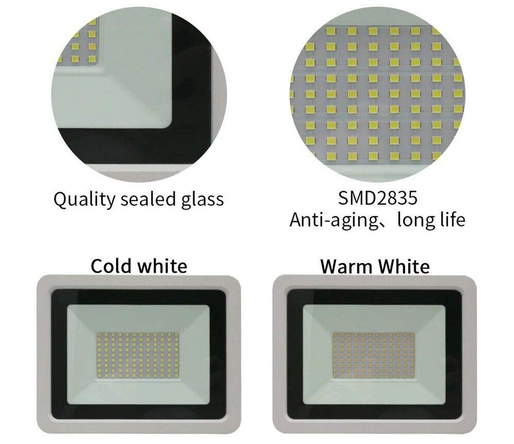 Willpower Luci di sicurezza a LED per esterni 30 W 3000 LM Proiettori a LED IP66 impermeabile luce diurna bianca 6500 K 80 V-260 V luce da parete per giardino cortile patio