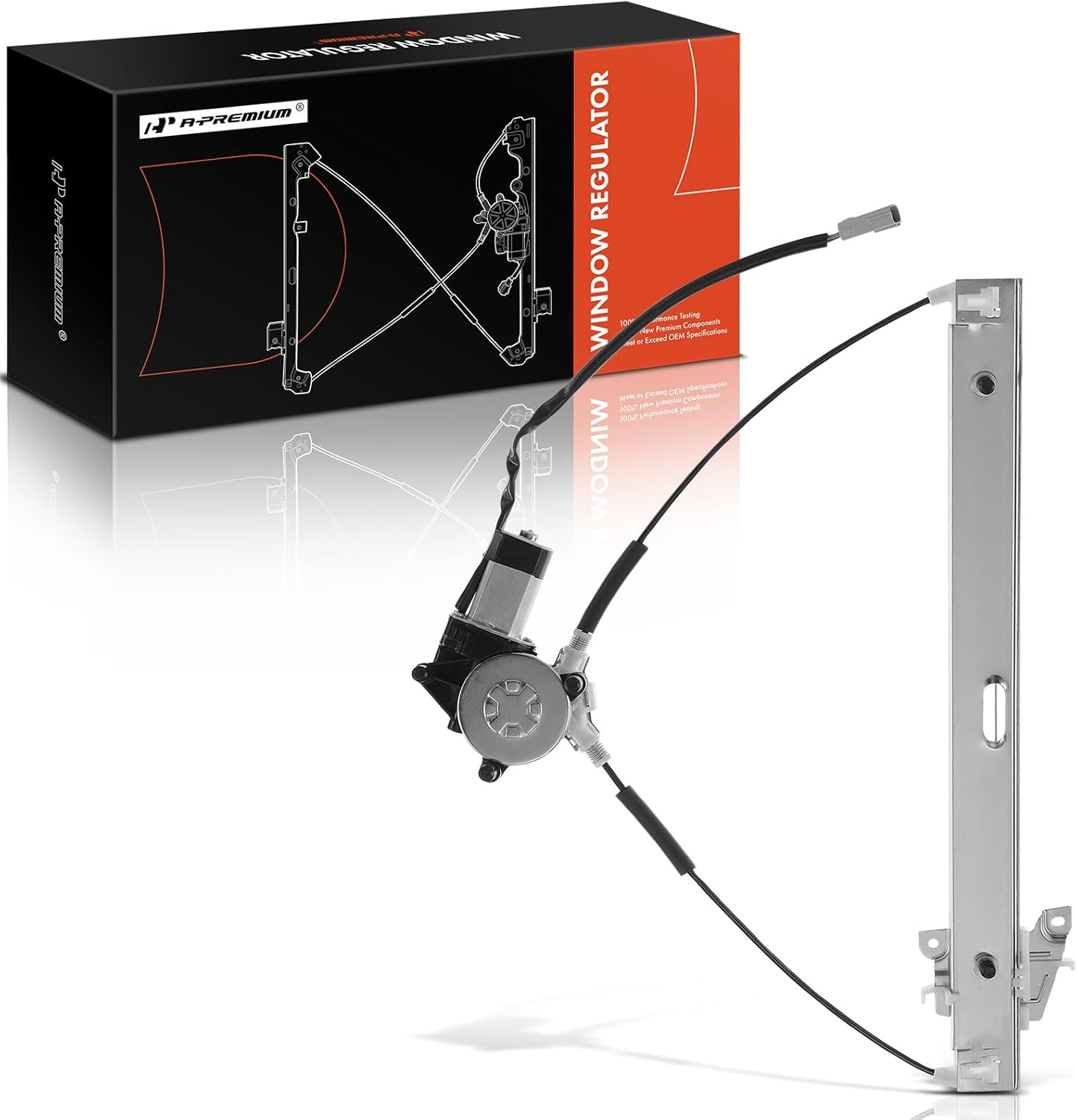 A-Premium Power Window Regulator with Motor Compatible with Buick Rendezvous Pontiac Aztek 2001-2007 Front Right Passenger Side Front Passenger