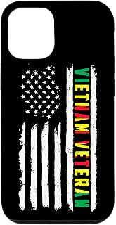 Vietnam War Veteran USA Patriotic Military Support Case for iPhone 12/12 Pro