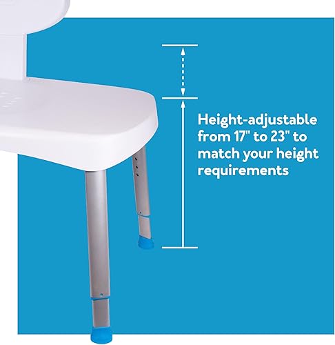 Miniatura 7 de Carex Banco de ducha de fácil transferencia, silla de ducha para ancianos y banco de transferencia de bañera para bañera, banco de transferencia de