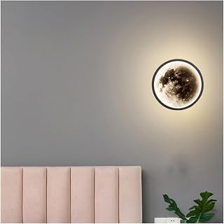 Lámpara de Noche for Dormitorio de 12W, lámpara de Pared Moderna Minimalista, lámpara Yuexuan(D Internal Light,Three Color)