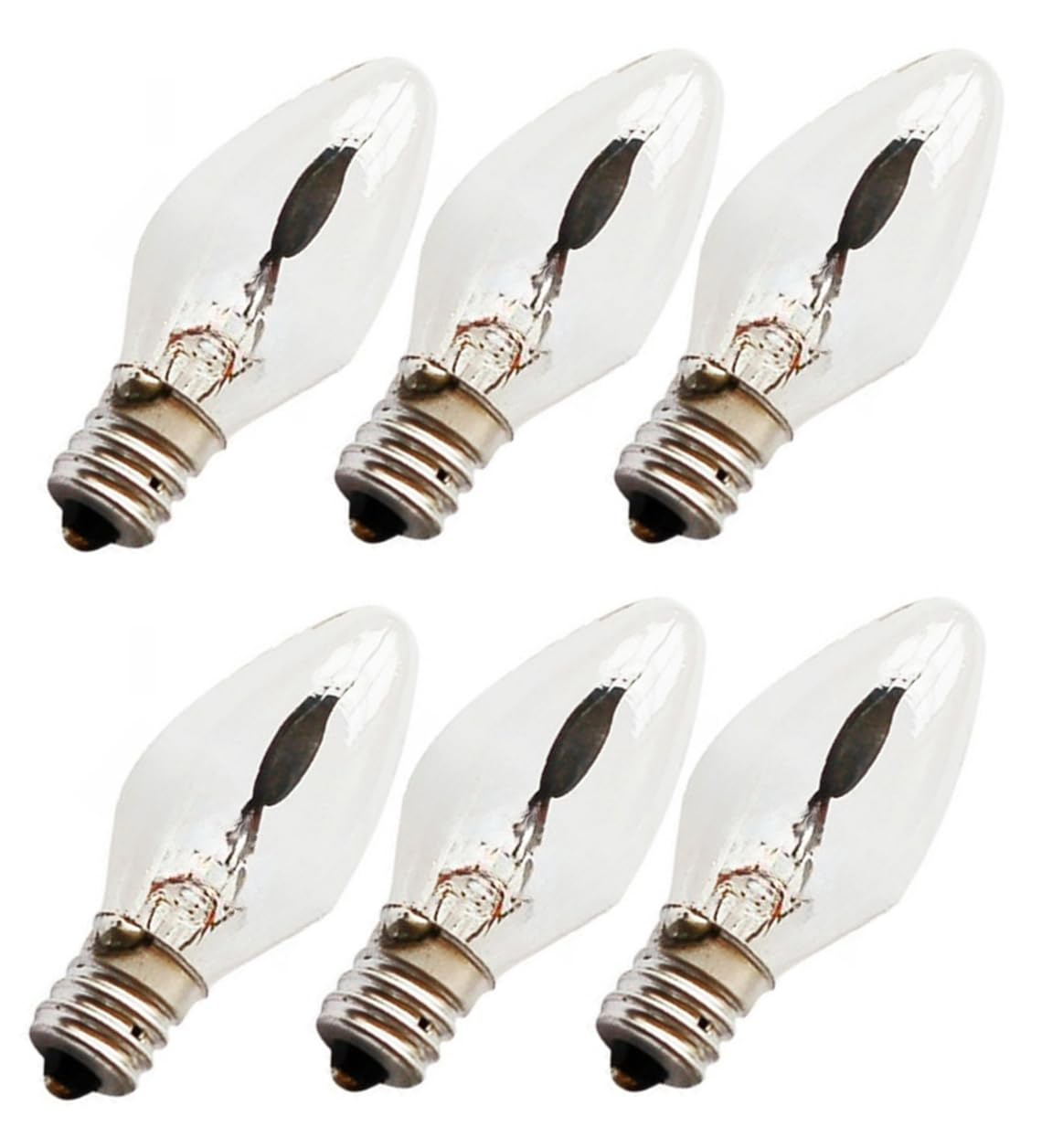 ShuoHui E14 Dimmbar Flammlampen Glühlampe Flackernde Kerze 230V 1,5W | dekoratives Leuchtmittel Flackerkerze (2)