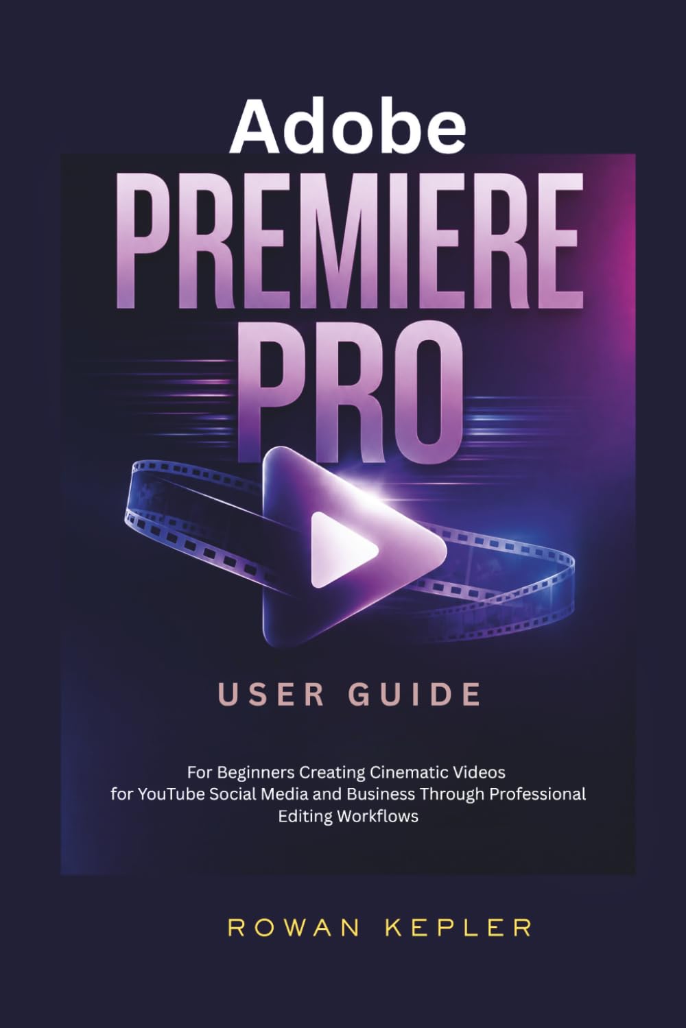 Adobe Premiere Pro User Guide: For Beginners Creating Cinematic Videos for YouTube Social Media and Business Through Professional Editing Workflows