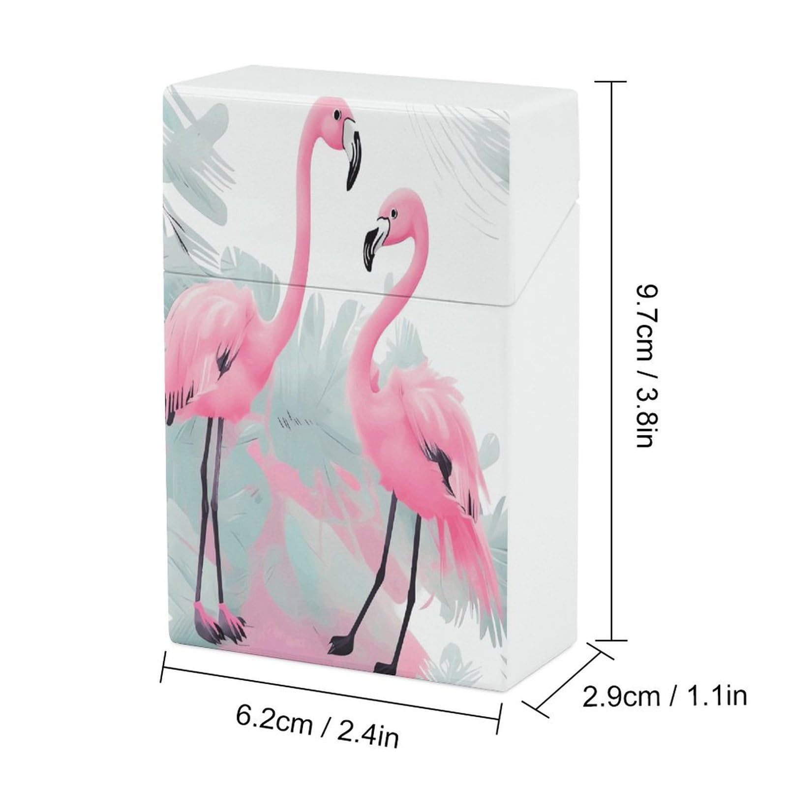Amazon.com: Plastic Cigarette Case, Love Flamingo Print Easy Open and Close  Portable Cigarette Holder,Ideal for Work, Travel, and Outdoor Use : Health  & Household