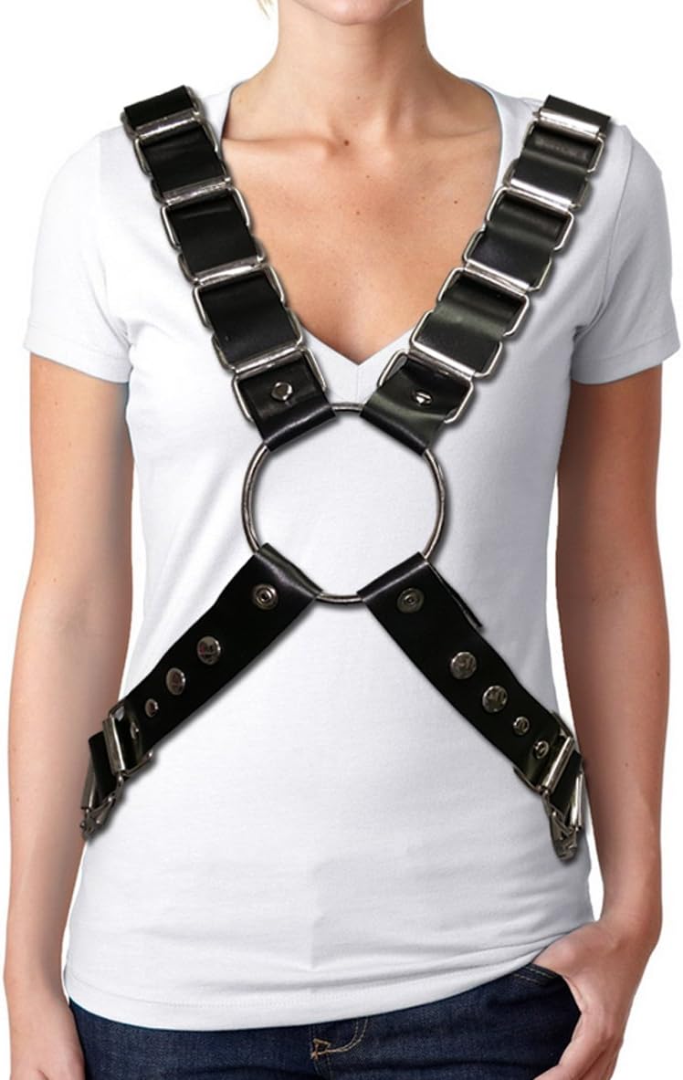 Big O Ring Celebrity Inspired Trendy Fashion Leather Body Belt Harness