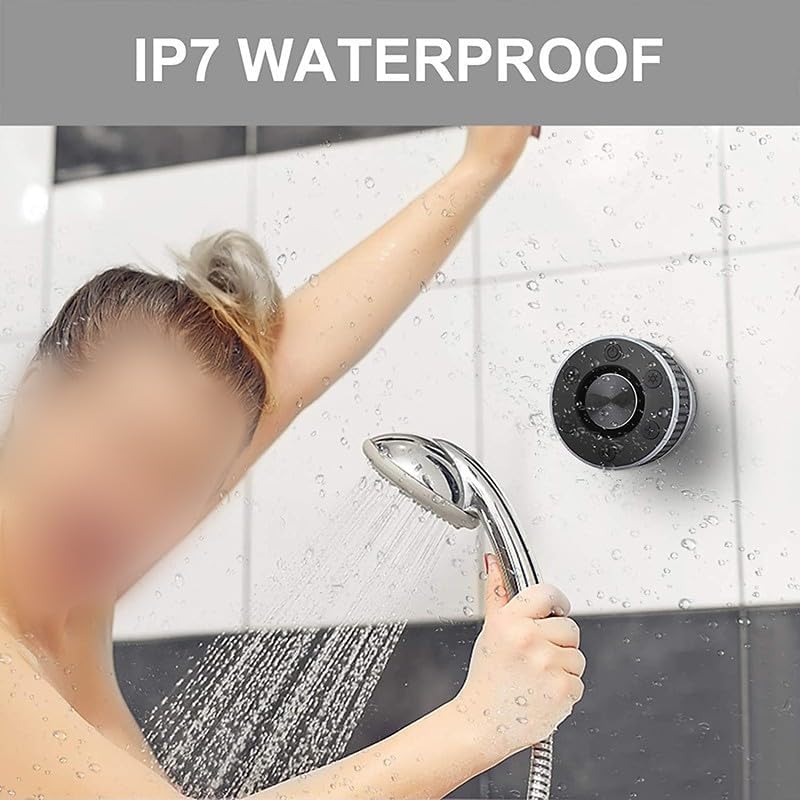 Waterproof Shower Speaker, Wireless IPX7 for mini, Portable for — view 6