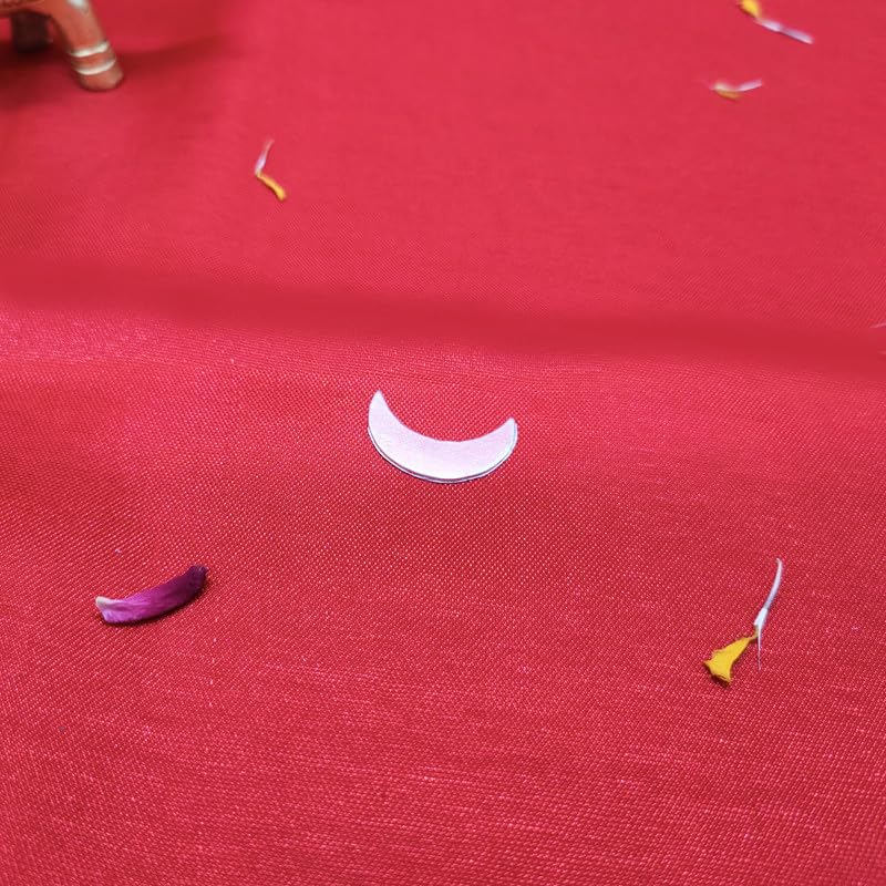 ROLIMOLI Pure Silver Half Moon Piece for Pooja (Size : L-2.1cm * W-0.7cm * H-0.1cm | Weight : 1gm Approxe)-image-17