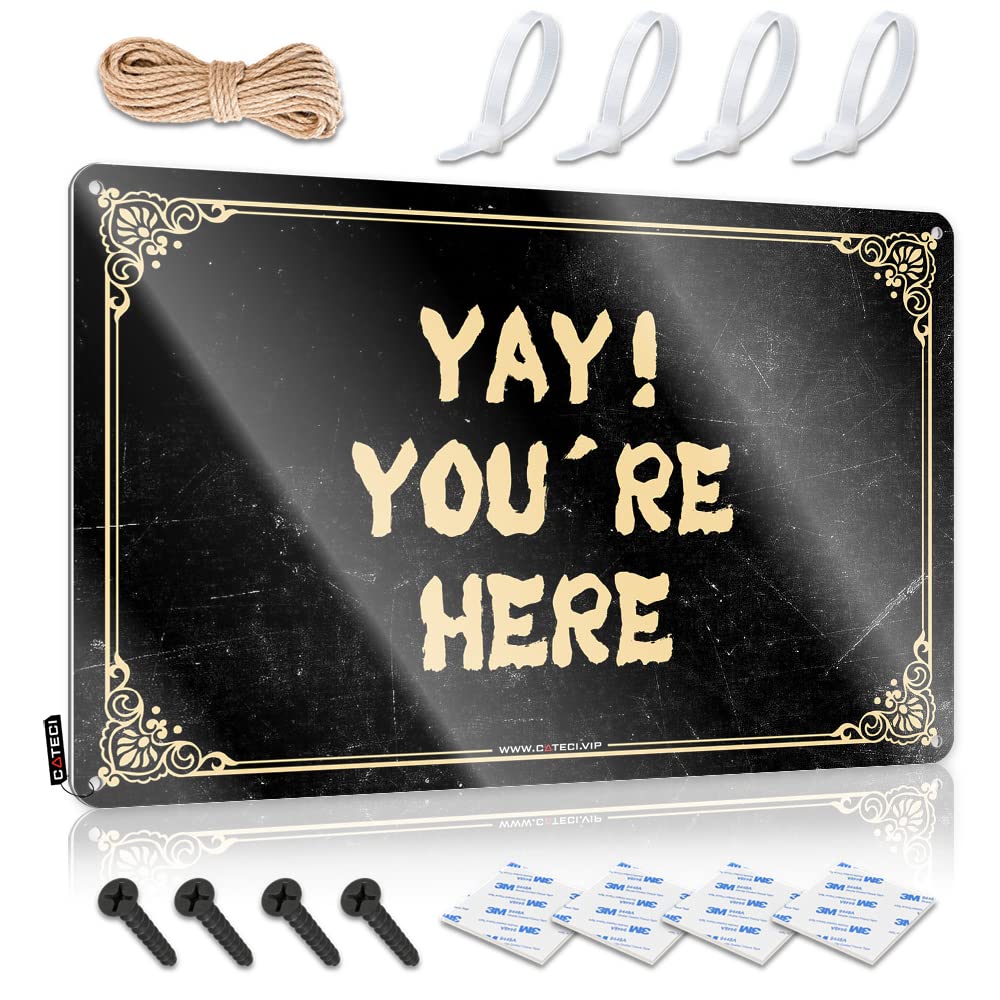 Fzfn Colour Yay! You're Here Scandinavian Core - Retro Wall Decor Soft Bath Hanging Wall Decor(30X40cm)