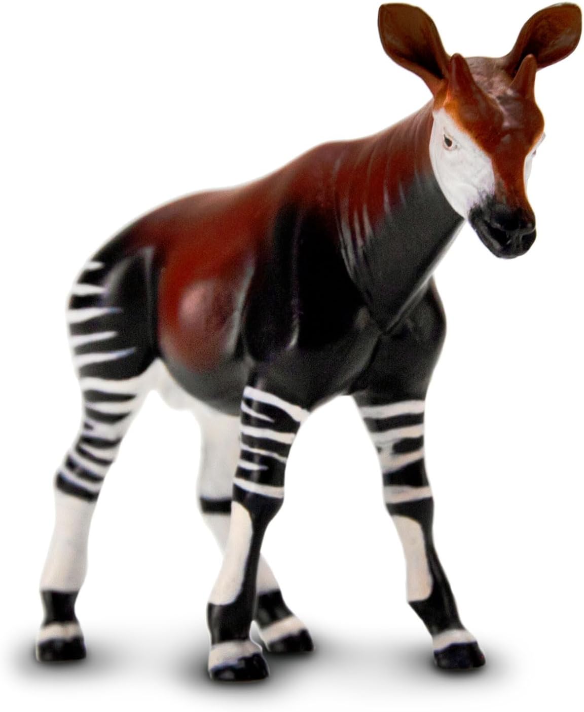 Safari Ltd. Okapi Figure - Realistic 5" Wildlife Model - Educational Toy for Boys, Girls, and Kids Ages 3+