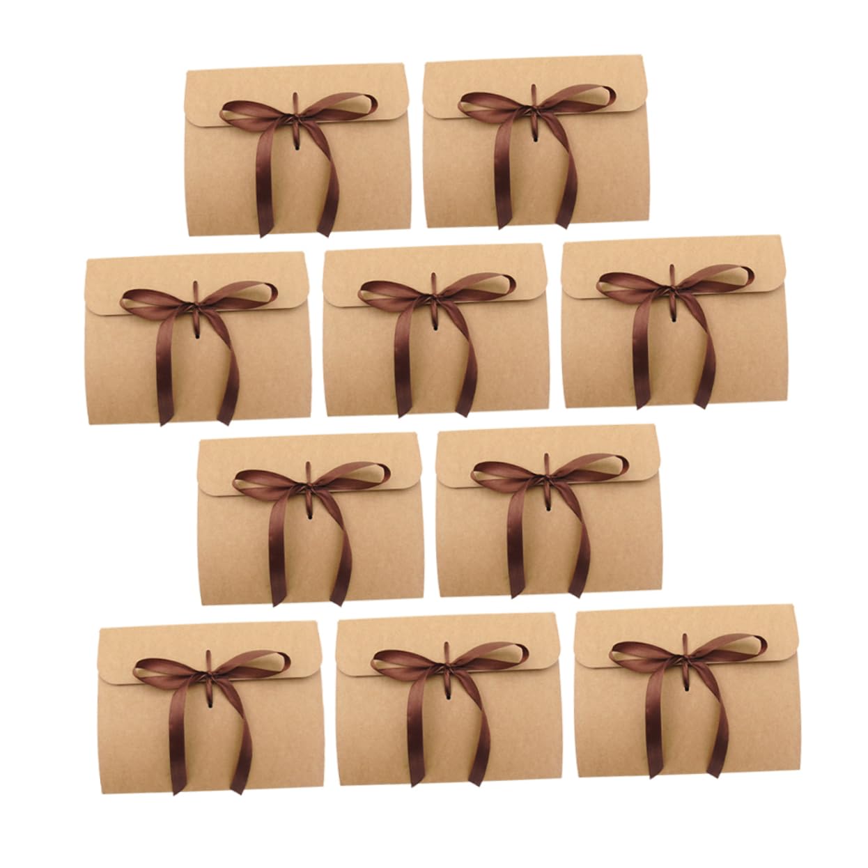 Sobres de Papel Kraft Retro para Cartas, Paquete de 10 Unidades