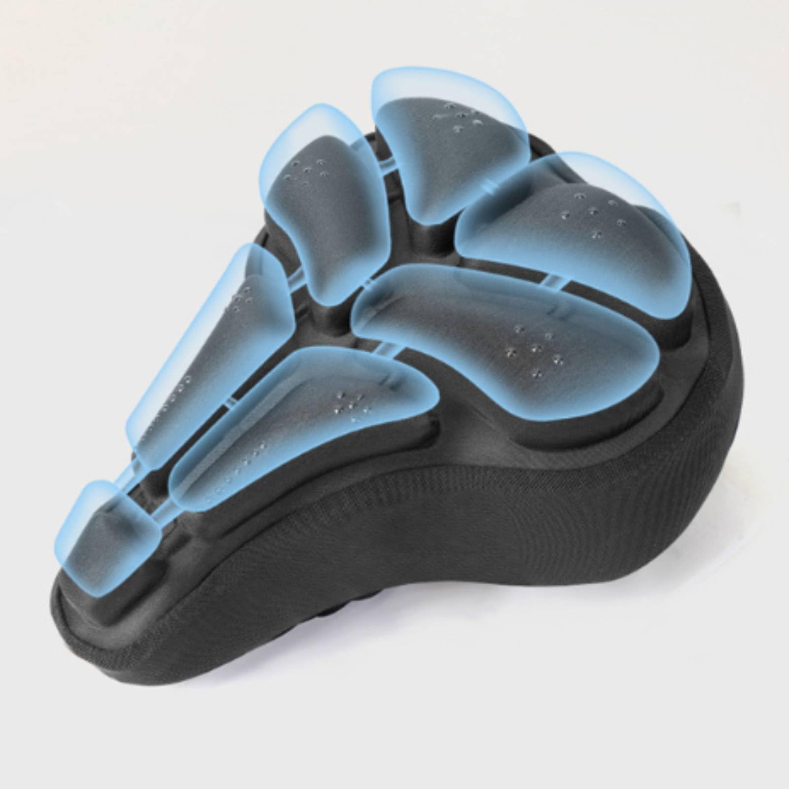 Coprisella Ammortizzato per Cyclette Comodo Coprisedile Morbido per Bici da Stationary Biking Traspirante Coprisellino in Gel per Ciclisti, Aggiornato