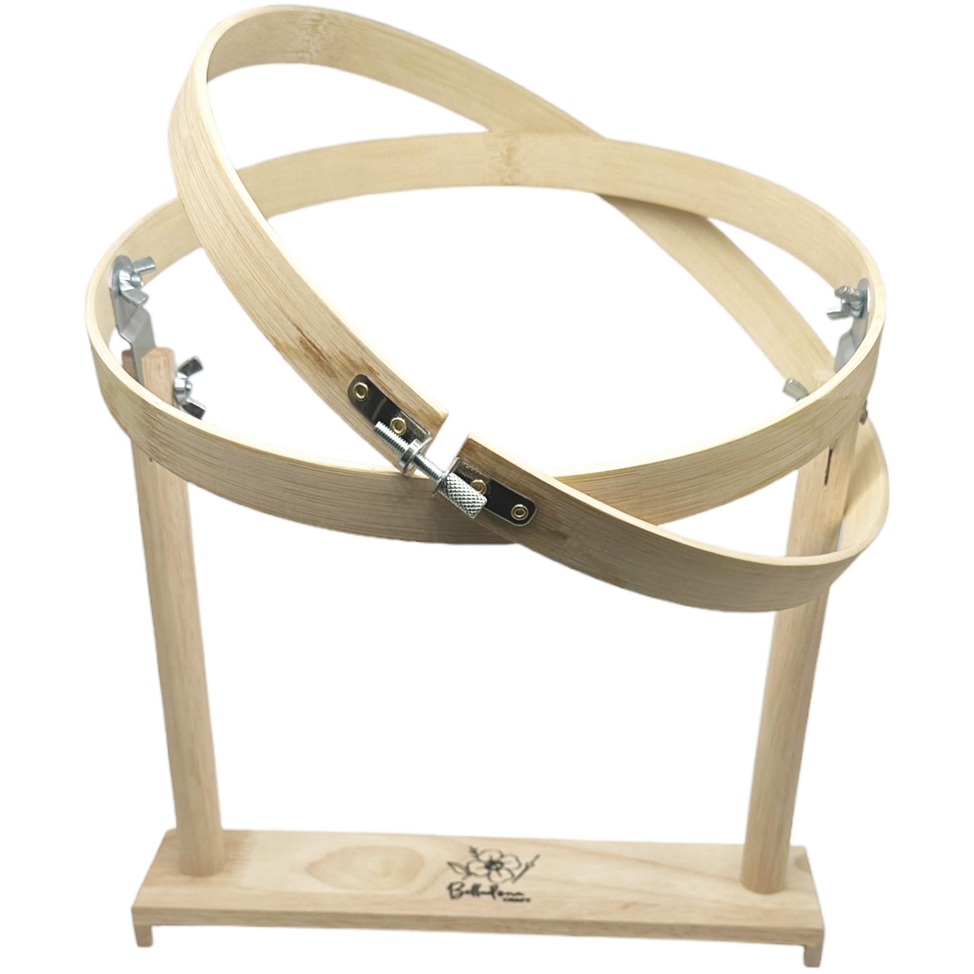 XEmbro Telaio Da Ricamo 15,2 Cm In Legno Con Cerchio - Cornice Espositiva Per Punto Croce E Cucito Fai Da Te