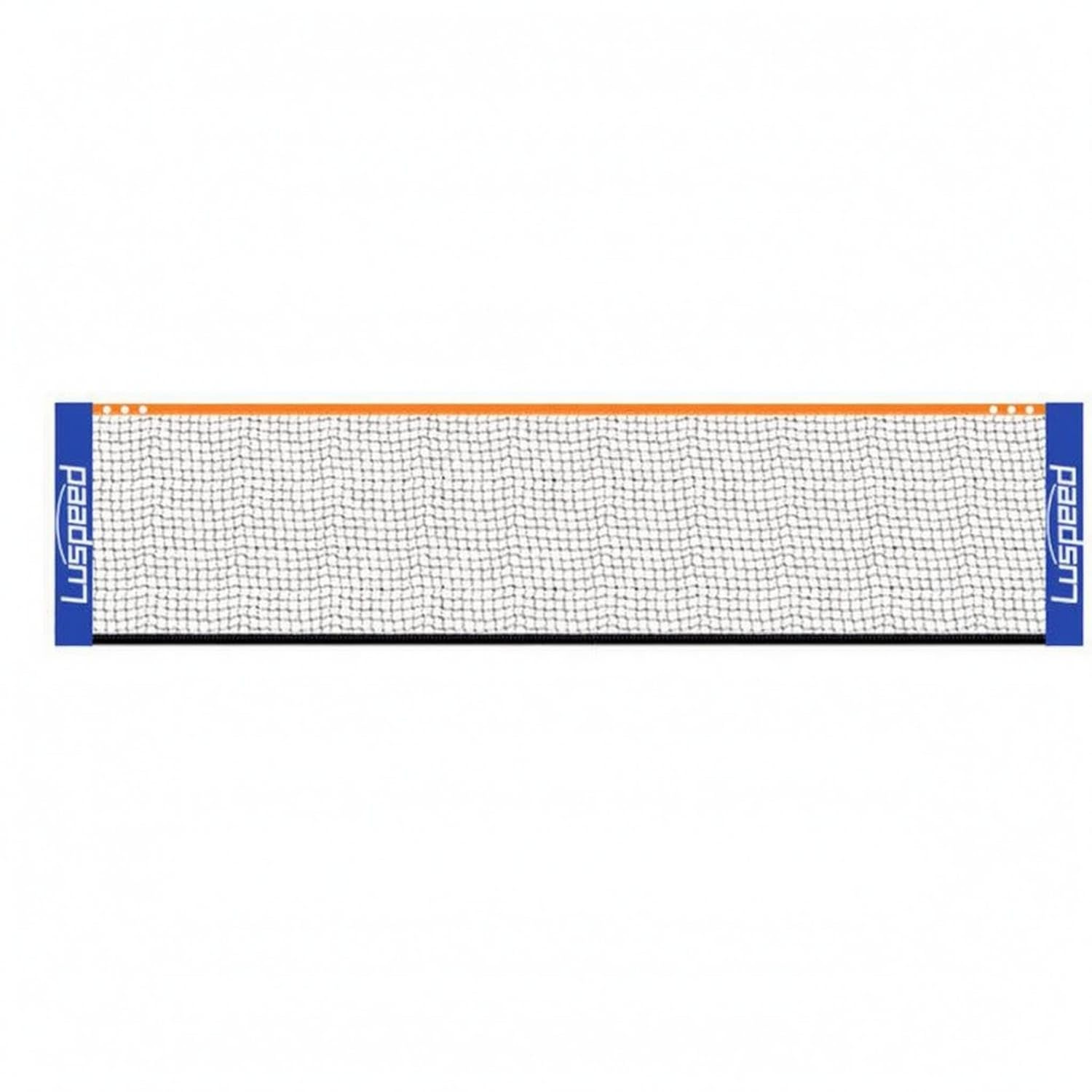 Blue Side Sleeves Portable Sports Net 0.76 M Tall Mesh Sports Net Black and Orange, 61M Net-image-33
