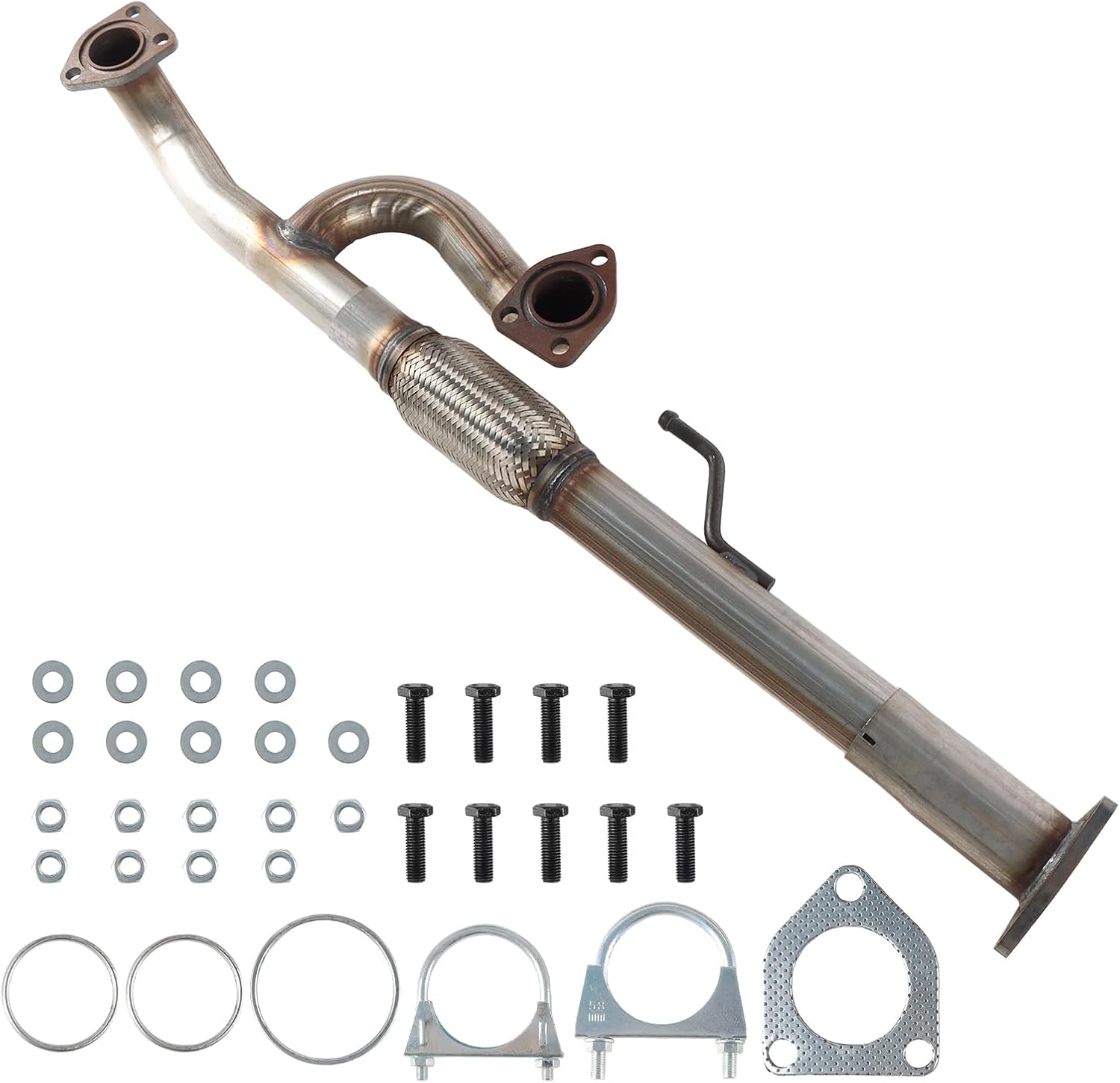 Direct-Fit Front Flex Y Pipe Compatible for 2005-2008 Honda Pilot, Honda Ridgeline 2006-2008, Acura MDX 2003-2006, 3.5L