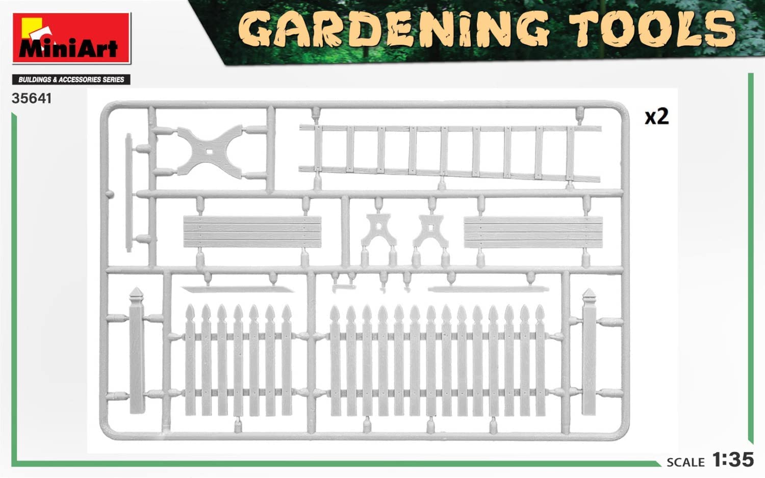 MINIART Outils de jardinage - 1/35 - MINIART 35641