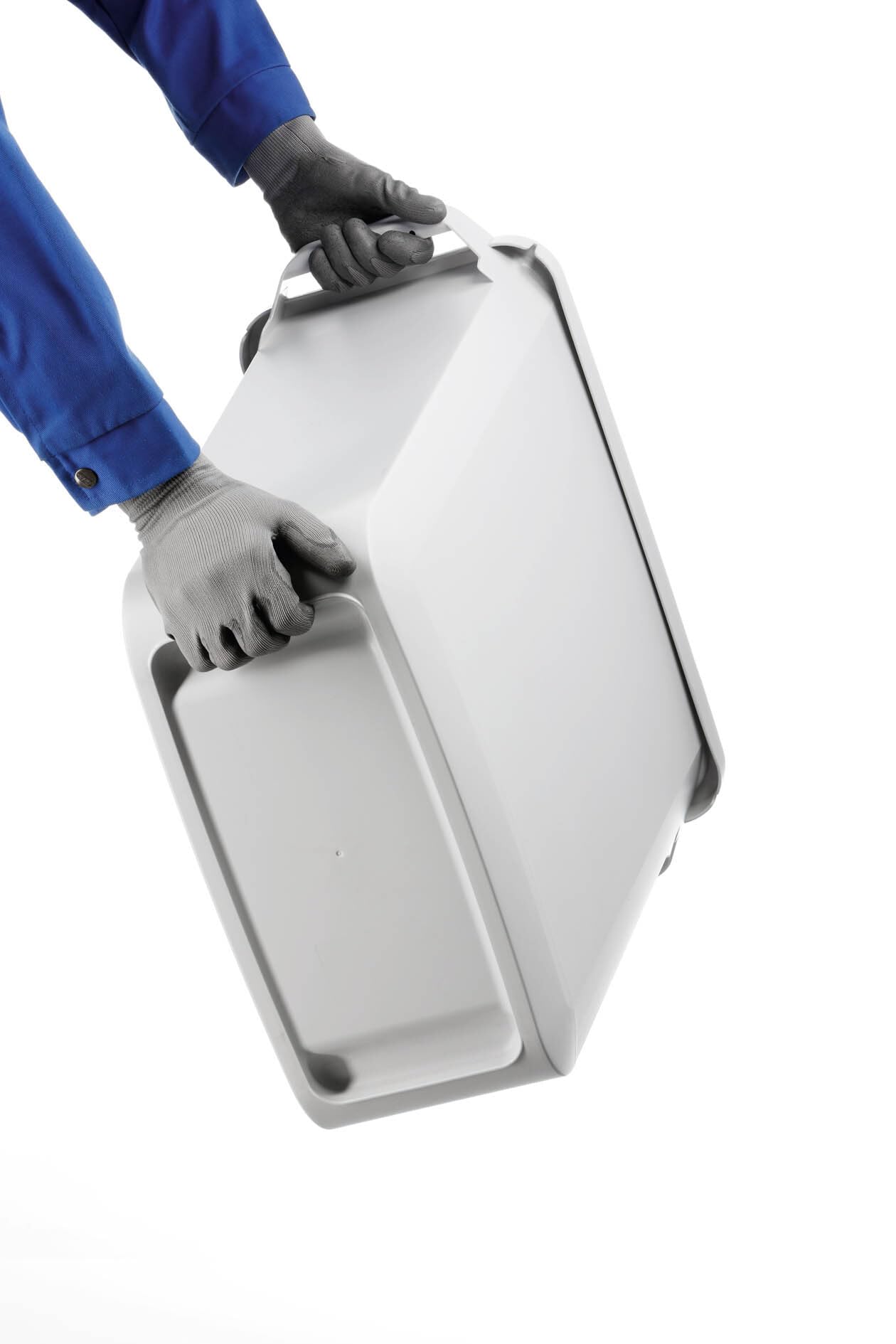 DURABLE VEH2012030 Abfalllbeh Durabin grau,gelb