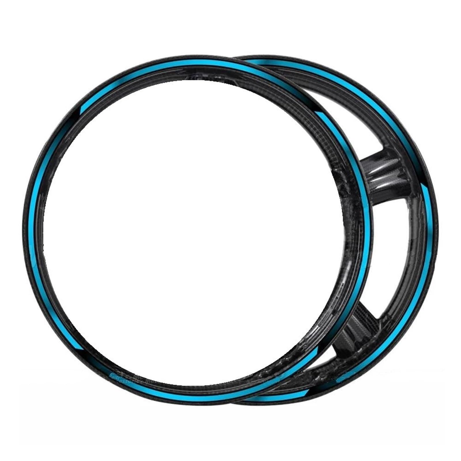 Wheel Stickers Motorcycle Rim Stripe Stickers for for Ninja ZZR1400 ZZR 1400 Waterproof Reflective Decals Strips Wheel Sticker Rim Reflective Decal