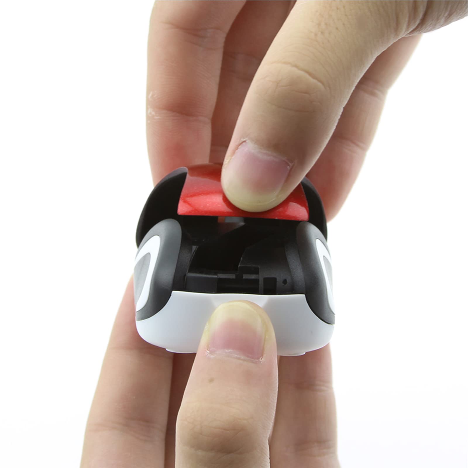 YOCUNKER Mini mouse wireless ultra portatile, 1000 dpi, mouse per computer senza fili, 2,4 GHz con ricevitore USB, tracciamento ottico, 3 pulsanti, PC/laptop (rosso)
