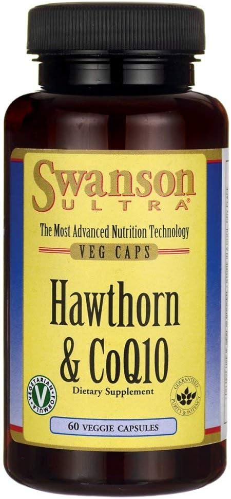 Swanson Ultra Hawthorn & COQ10 60 Veg CAPS