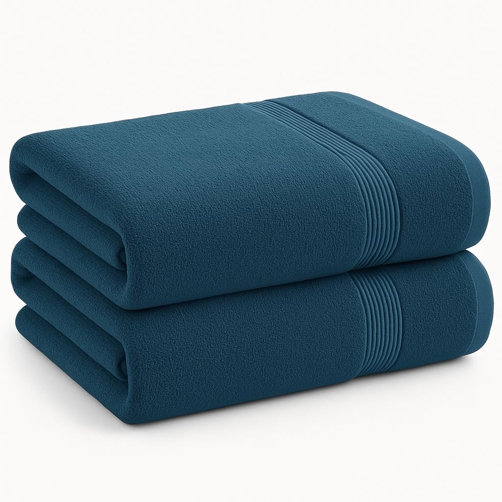 Diamond Tex Set of 1 Extra Large Jumbo Bath Sheet (100x200cm - 550GSM) 100% Egyptian Cotton Super Jumbo Bath Sheet Towel Set High Absorbent and Quick Dry Towels (1, Blue Lagoon)