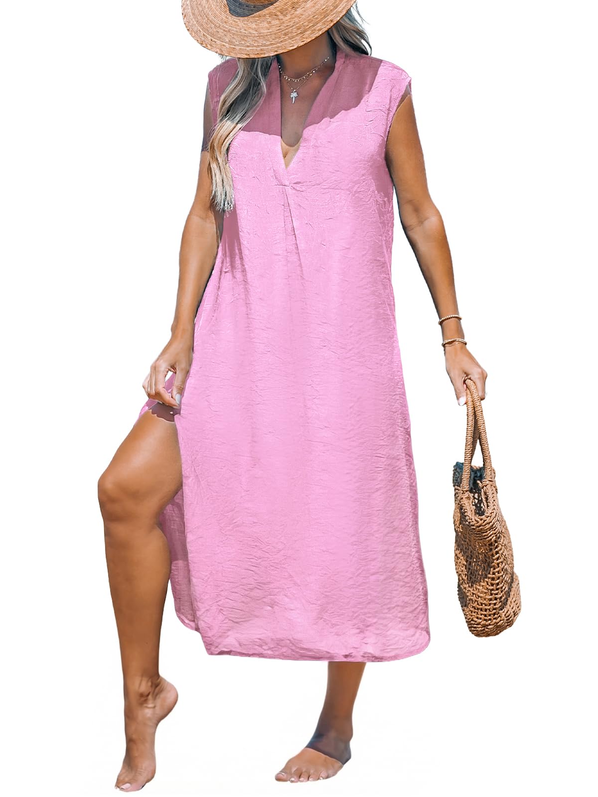 CUPSHE Womens Swimsuit Coverup Long Midi Beach Cover Ups