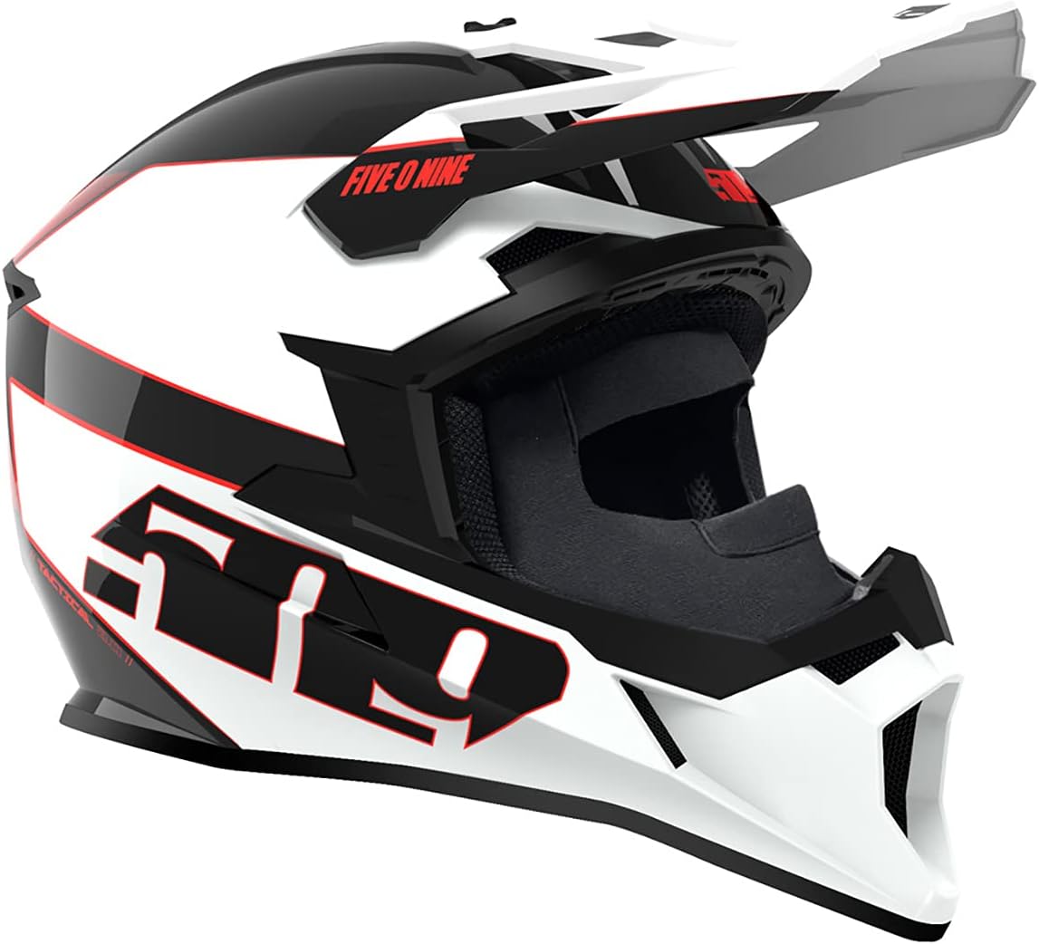 509Tactical 2.0 Snowmobile Helmet (Gloss Racing Red - Large)