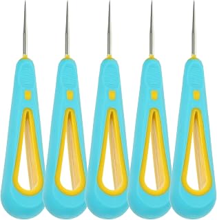 BESPORTBLE 5 Pcs Sewing Awl Leather Repair Tool for Shoe Sole Repair | ABS and Steel Construction, Comfortable Grip, Simple Structure, Multipurpose Use, Delicate Workmanship