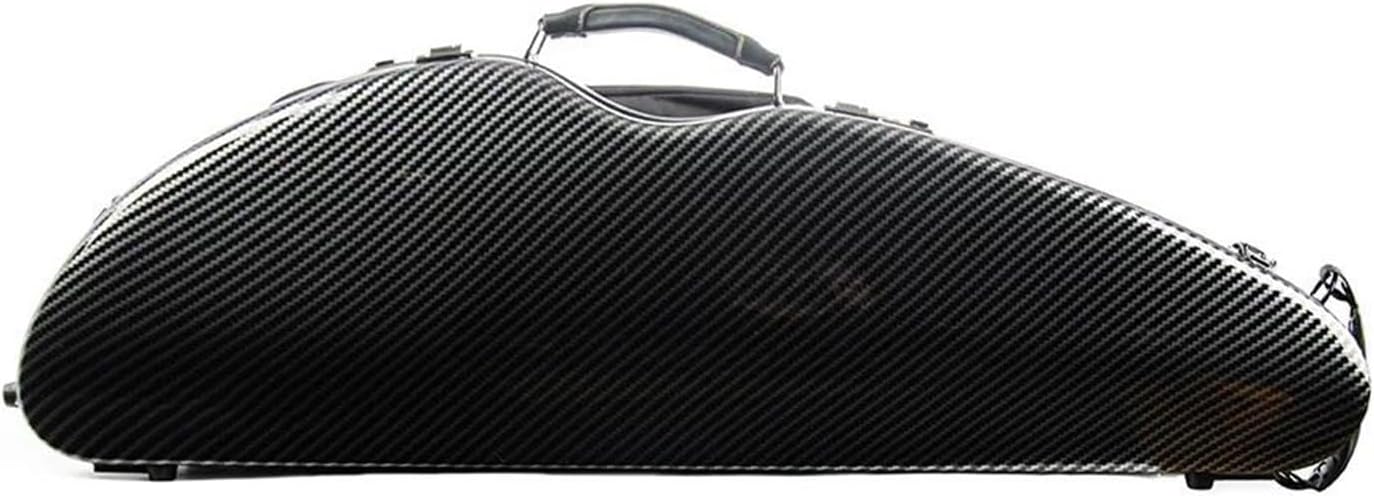 Violin instrument case Violin Case 4/4 Size Black Stripes Widened Triangular Hybrid Carbon Fiber With Code Lock Music Bag