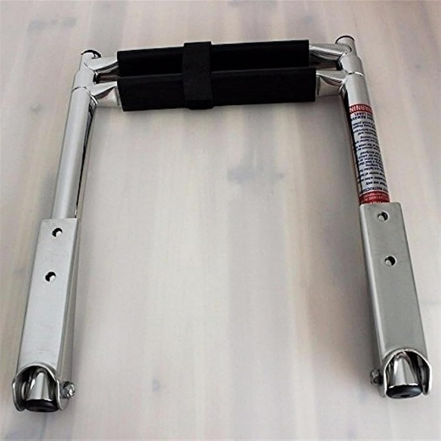 Telescoping 2 Step Boat Ladder 316 Stainless Steel Extendable Deck Ladder Pontoon Boat for Marine Yacht Boat Swim