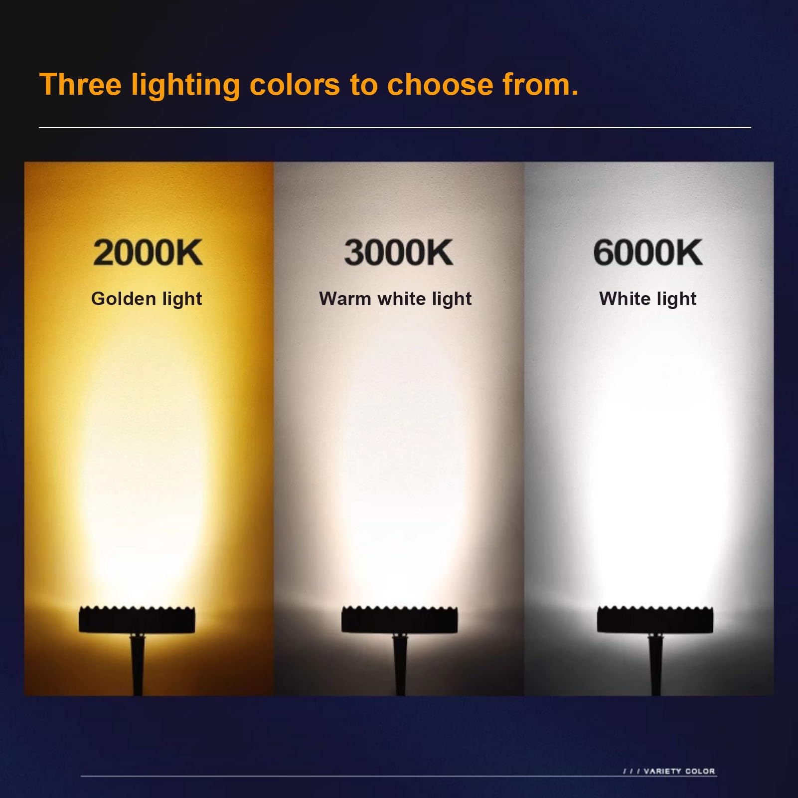 Luci Solari Per Esterni, Luci LED Ad Anello Per Alberi Paesaggistici A Bassa Tensione, Luci Solari Per Prato, Fatte Per Durare(Gold 2000K,Pack of 8)
