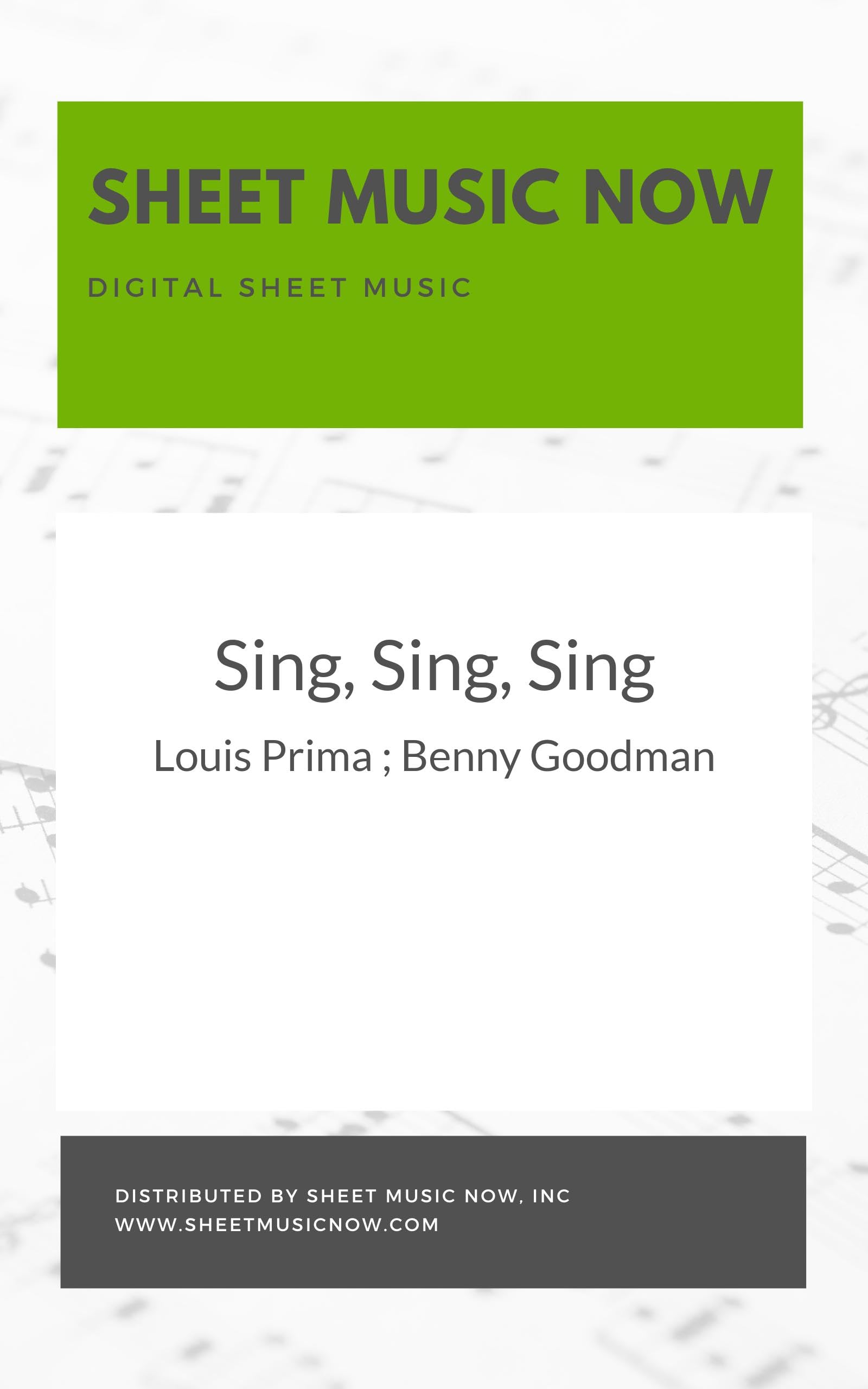 Sing, Sing, Sing