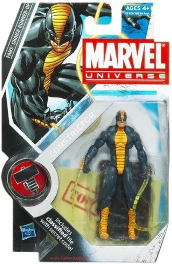 Marvel Universe Series 2 Action Figure #25 Constrictor 3.75 Inch