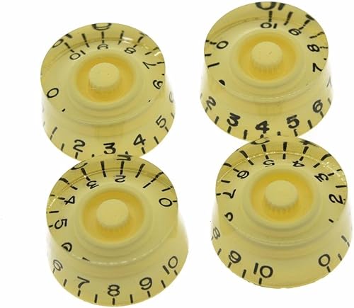 Dopro 4 pomos de control vintage color crema para guitarra LP
