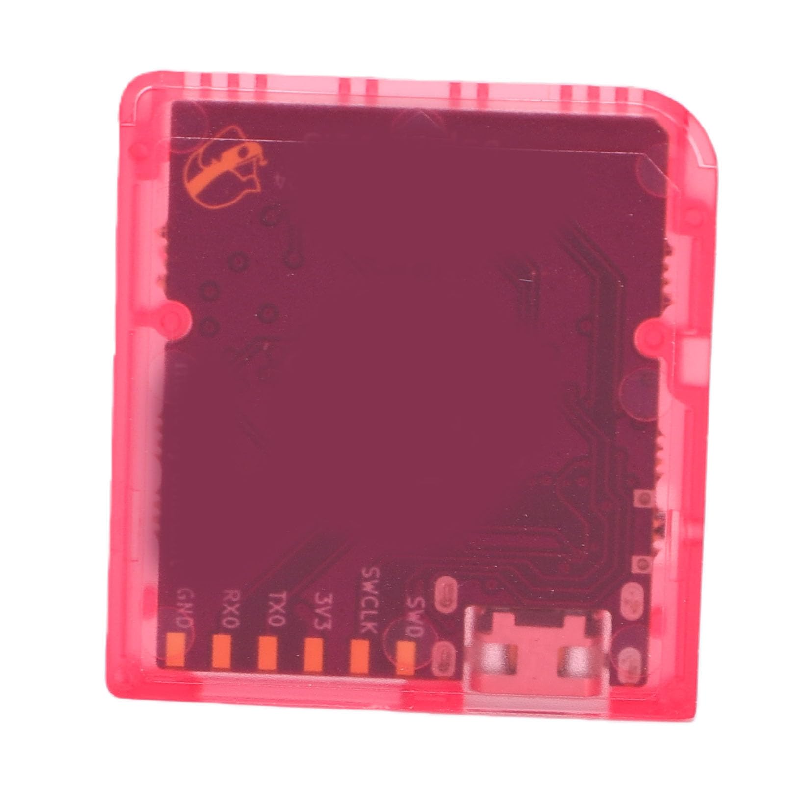 Yunseity DSPico DS Flashcard pour ND 3DS 2DS DSi NDSL NDS, Lecteur de Carte de Jeu Open Source RP2040 avec Vitesse de 6 Mo/s, Cartouche Flash de Mise à Niveau R4 pour Logiciel Homebrew et (Rouge