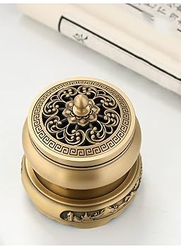 線香立て　真鍮製　香炉　(仏具、仏壇)5 お仏壇のはせがわ 香炉 仏具 真鍮 線香立て「香炉 新型 磨き 4.0