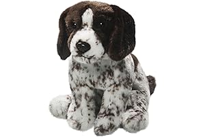 Carl Dick English Pointer Hunting Dog sitting 8.5 inches, 24cm, Plush Toy,...