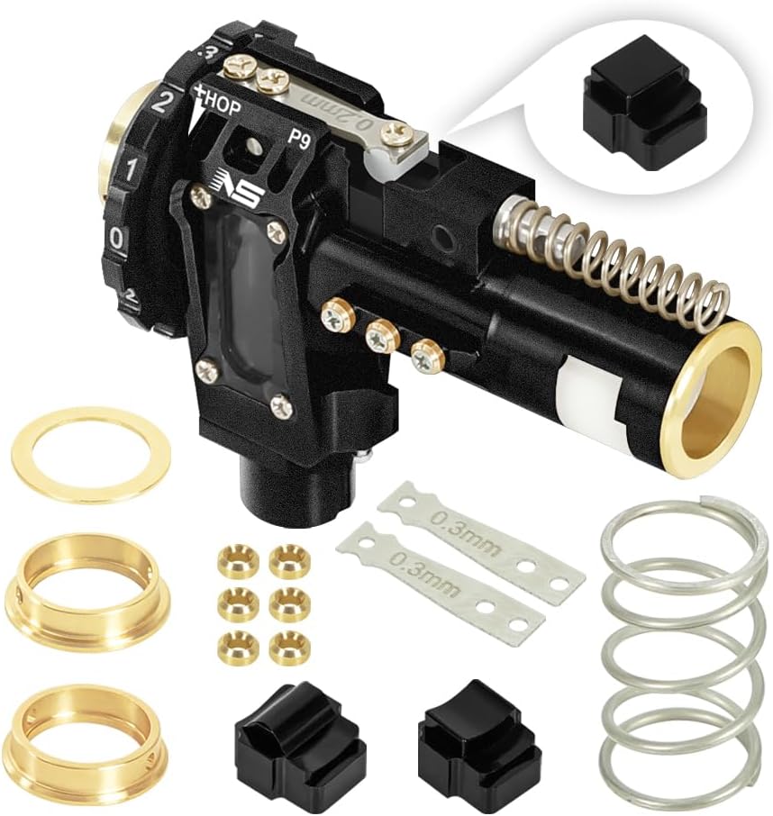 NS-NexxSpeed CNC Aluminum Hopup Chamber Black Edition for M4 AEG