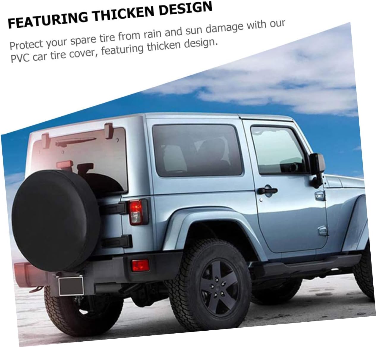 DECHOUS Rv Wheel Cover Durable Tire Protector for Camper Trailer Spare Tire Cover Fit for Outdoor Protection Against Sunlight