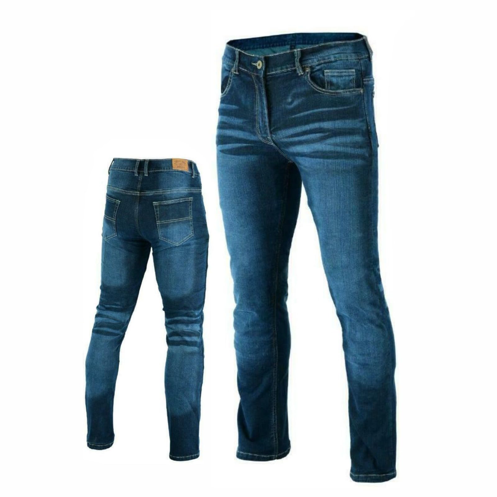 Blue Stone Washed Jeans Heren - Slim Fit | New Collection | - Style Italy