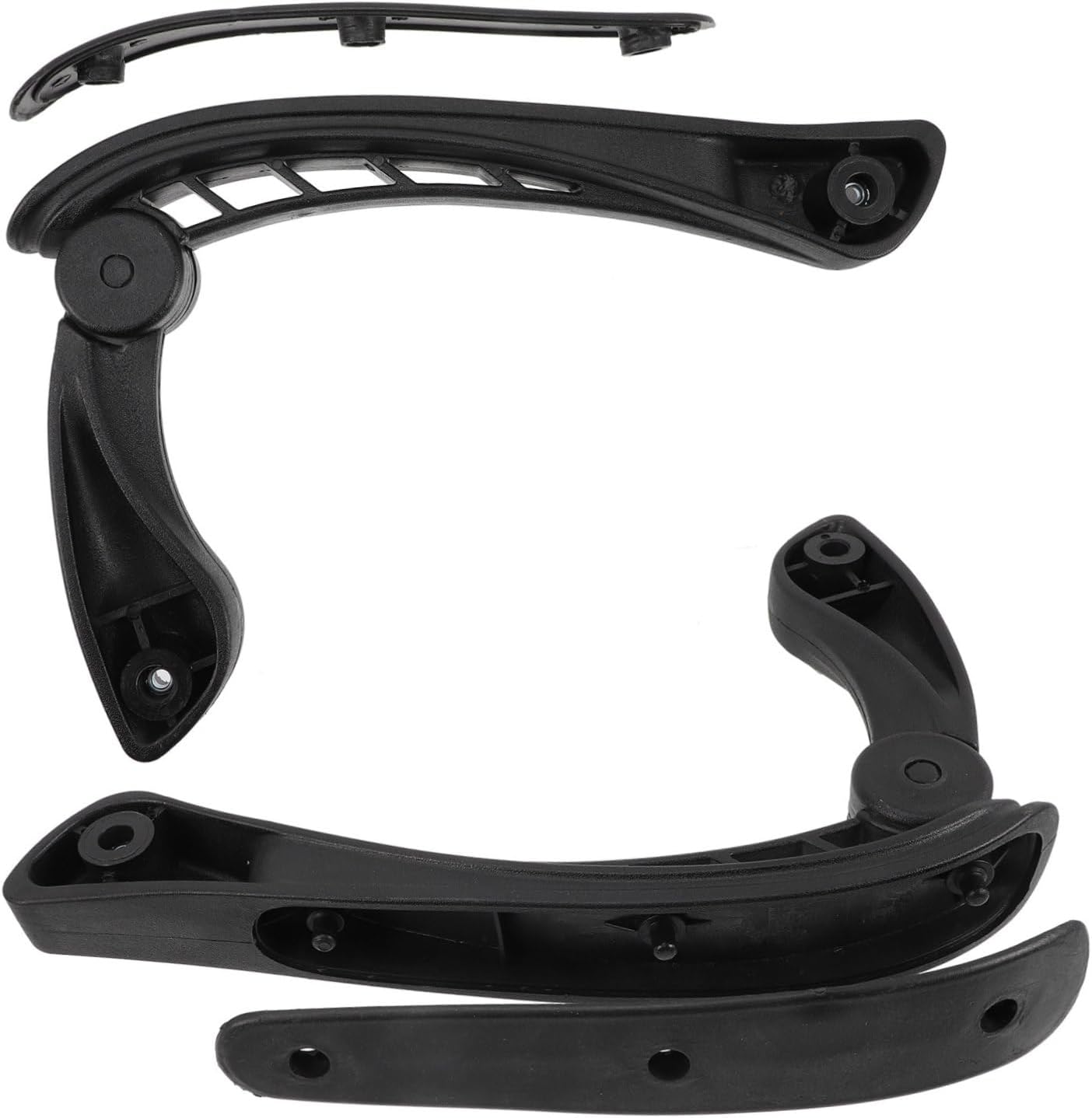 PRETYZOOM 2Pcs Ergonomic Office Chair Arm Rests Replacement Parts for Daily Use Task Chairs Swivel and Computer Seating Accessories