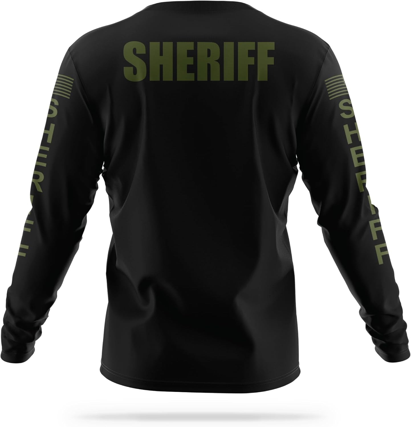 Sheriff Utility Long Sleeve - USA Patriotic Shirt - Durable Breathable Moisture Wicking Law Enforcement