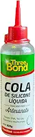 Cola Artesanato Silicone Líquida 100g ThreeBond | EVA, Isopor, Tecido e Papel | Transparente, Sem Manchas | Uso Escolar