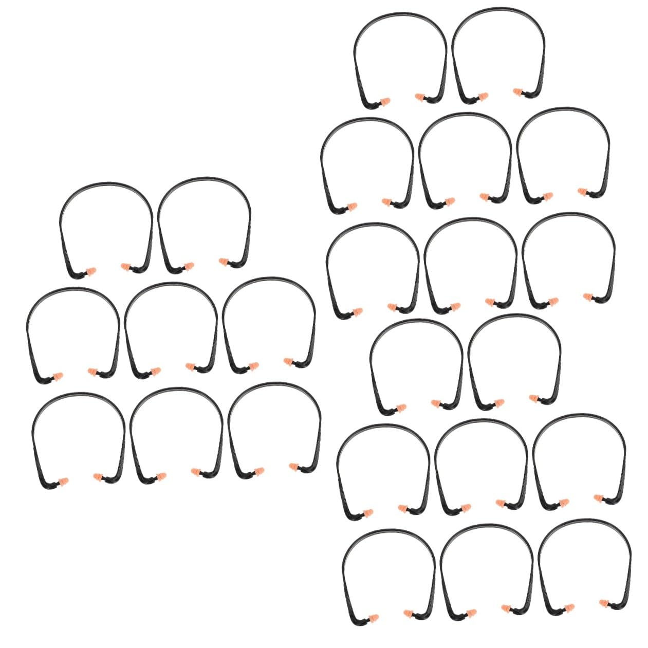 24piezas Tapones De Silicona Para Reducción De Ruido Aislantes Auditivos Para Trabajo y Sueño Protección Eficaz Ruido Confortables y Reutilizables