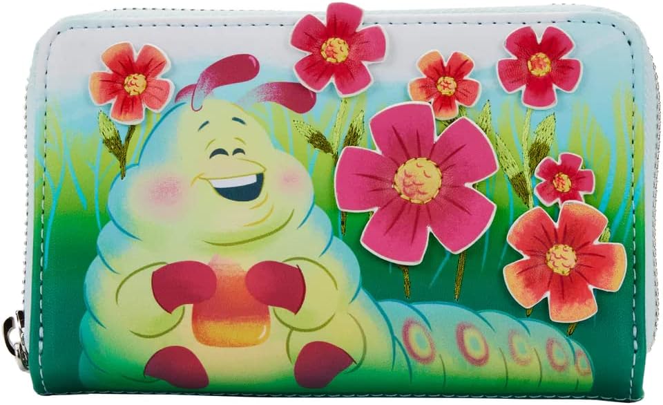 Loungefly Women's Disney Pixar A Bugs Life Earth Day Zip-Around Wallet