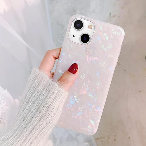 Miniatura 10 de J.west Funda compatible con iPhone 14 Plus, funda protectora de silicona suave con estampado de guepardo translúcido y transparente para niñas y