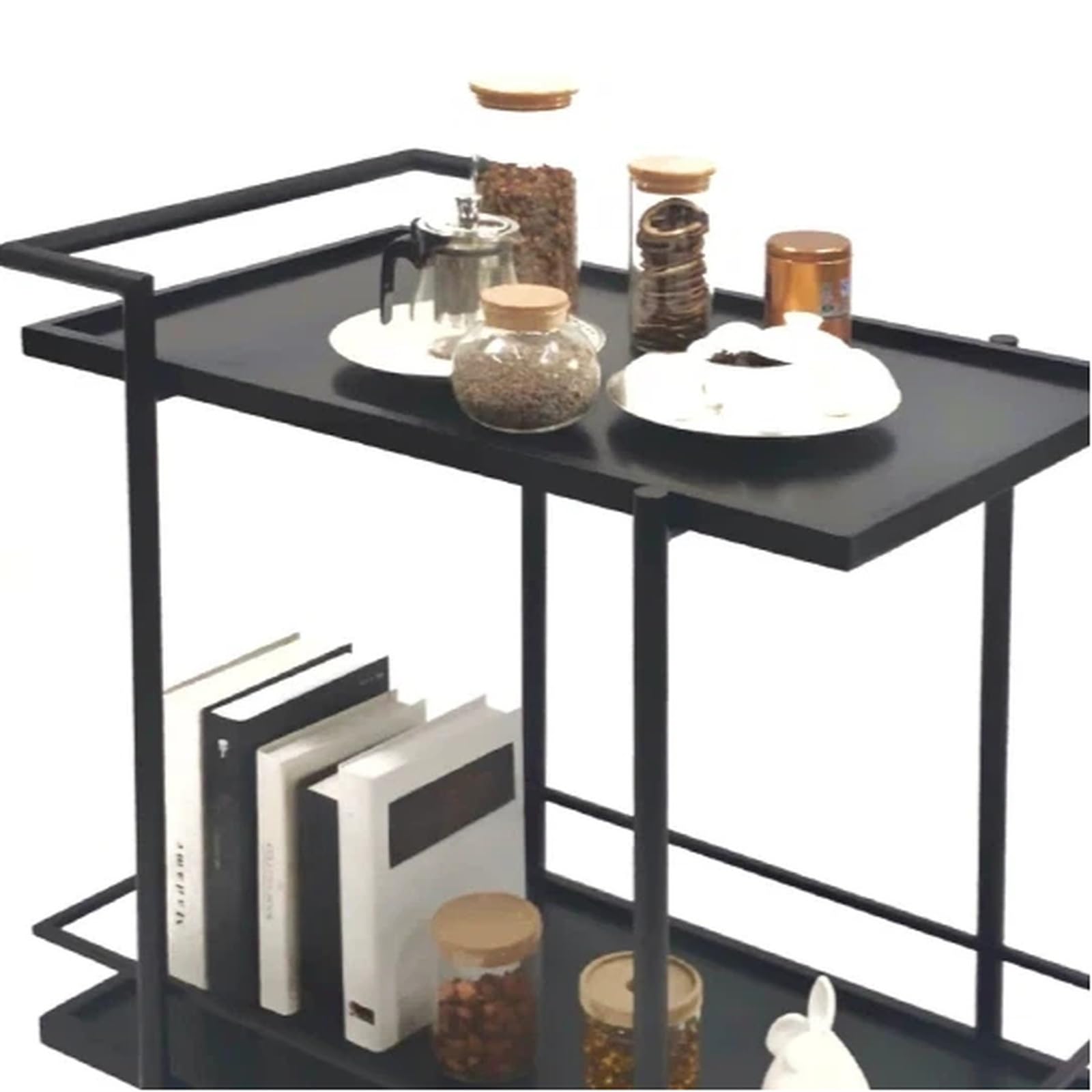 Pranzo Mobile bar a 2 livelli e carrello da tè for catering mobile