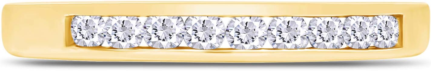 Round Cut Simulated Gemstone Channel Set 10k Gold Womens Adjustable Toe Ring