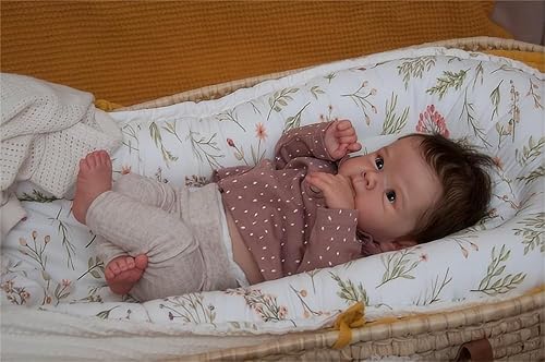 Miniatura 19 de Anano Reborn Baby Dolls Girl Bettie - Muñeca de vinilo de silicona de cuerpo completo de 18 pulgadas, a prueba de agua, anatómicamente correcta