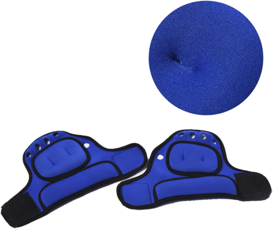 Training Glove Mittens Gym Gloves Weight Fingerless Extra Weight ed s Blue