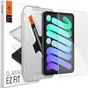 Spigen Tempered Glass Screen Protector [GlasTR EZ Fit] Designed for iPad Mini (2024 7th Generation A17 Pro / 2021 6th Generation) [Case-Friendly]